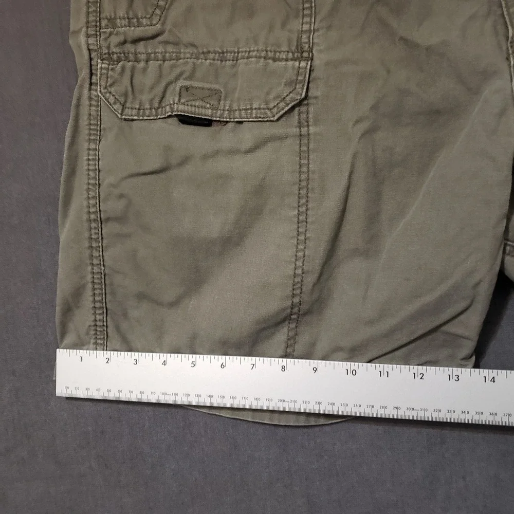 Wrangler Cargo Shorts‎ Mens 44 Green Authentic Issue Cotton NW941FT Relaxed Fit